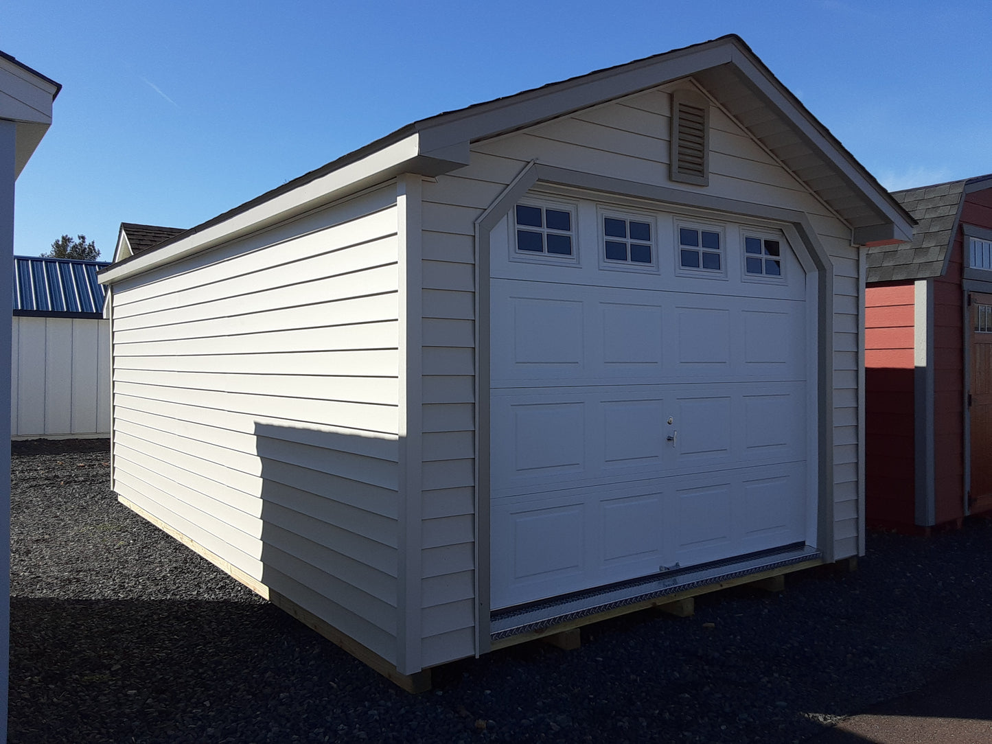 12x20 A-frame Garage with Vinyl Siding