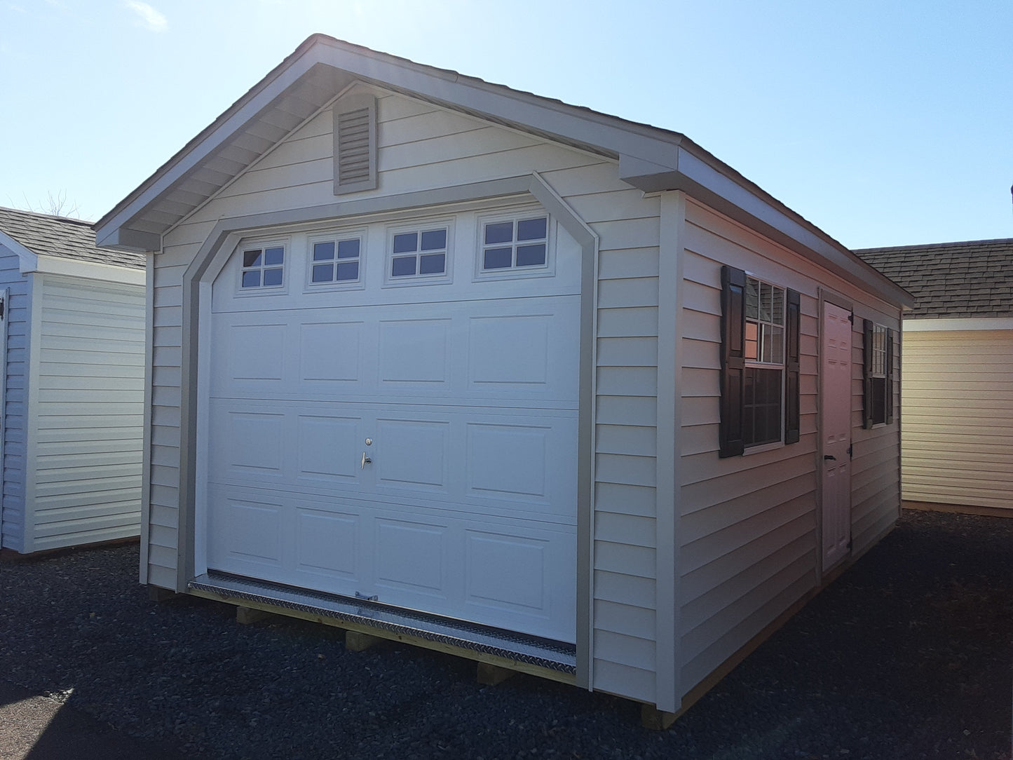 12x20 A-frame Garage with Vinyl Siding