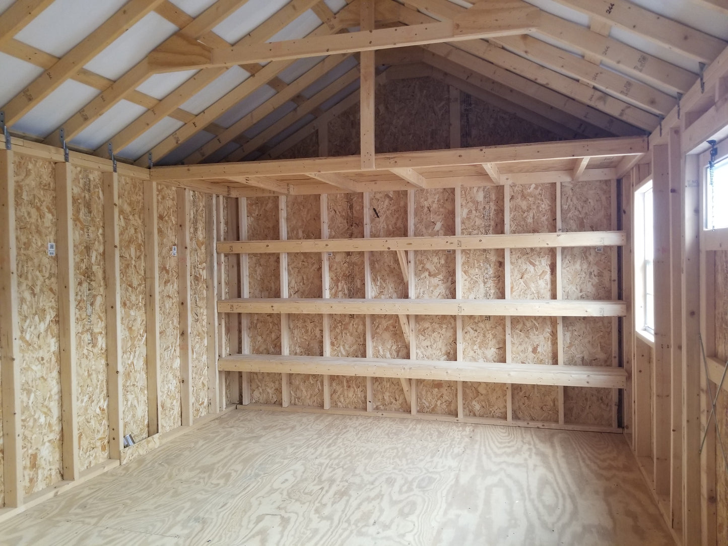 12x20 Garden Shed with SmartPanel Board  & Batten Siding