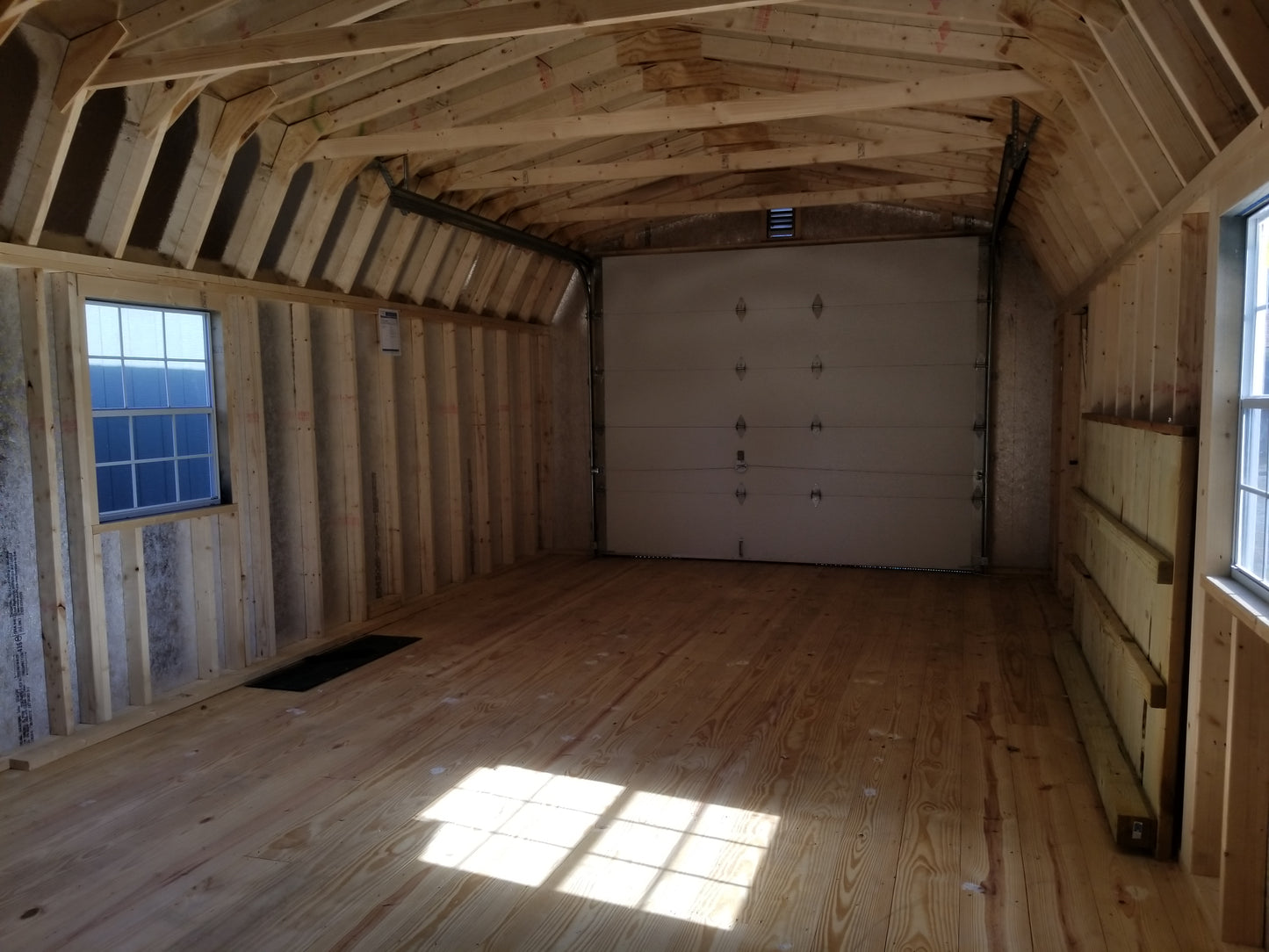 14x28 High Barn Garage with SmartTec Siding