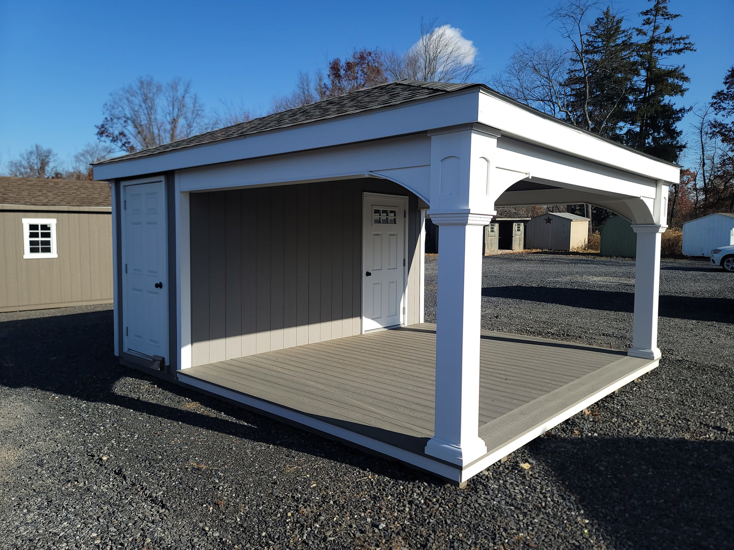 14x16 Lanai Poolhouse with SmartTec Siding