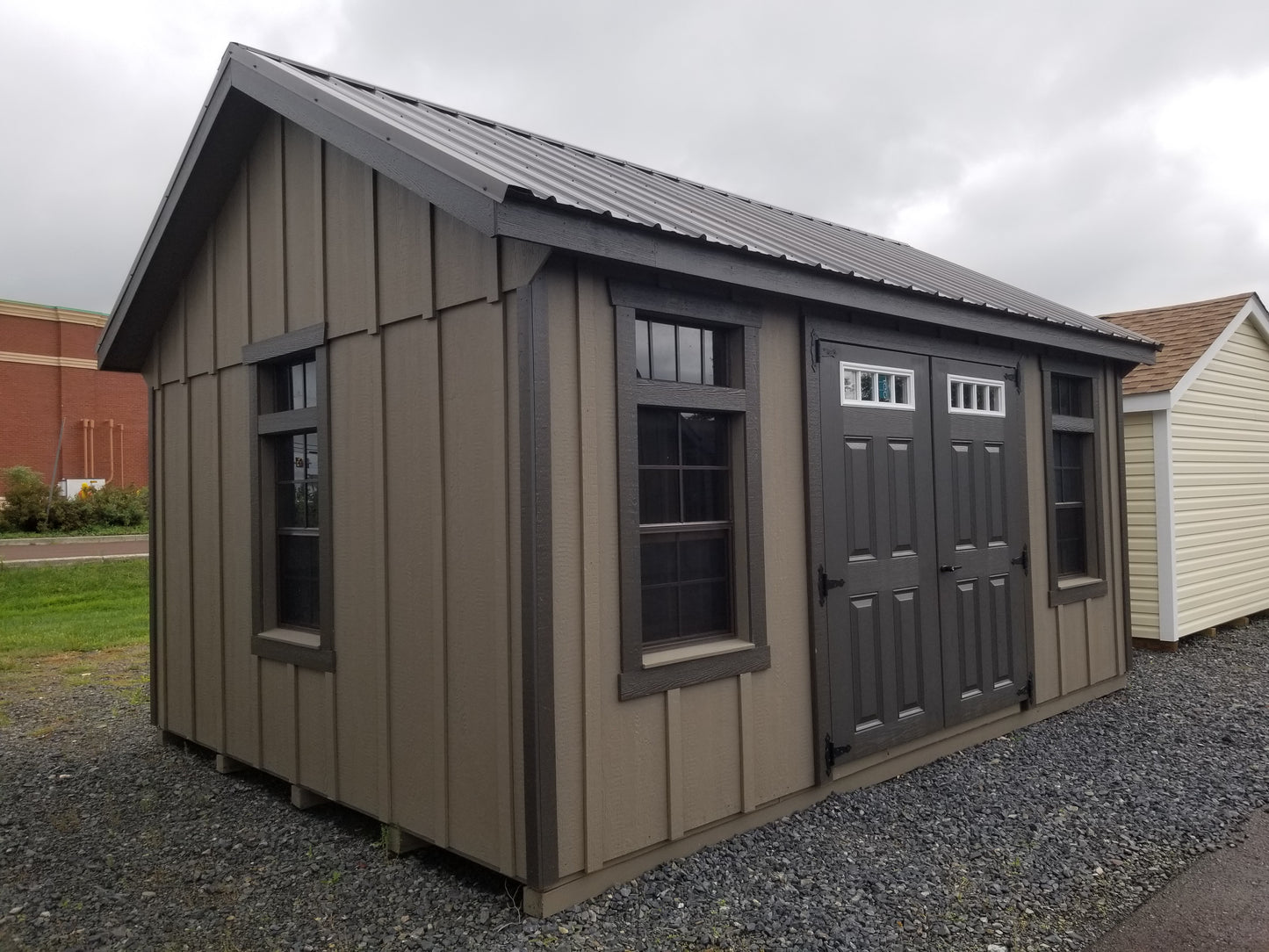 12x16 Garden Shed with SmartPanel Board  & Batten Siding