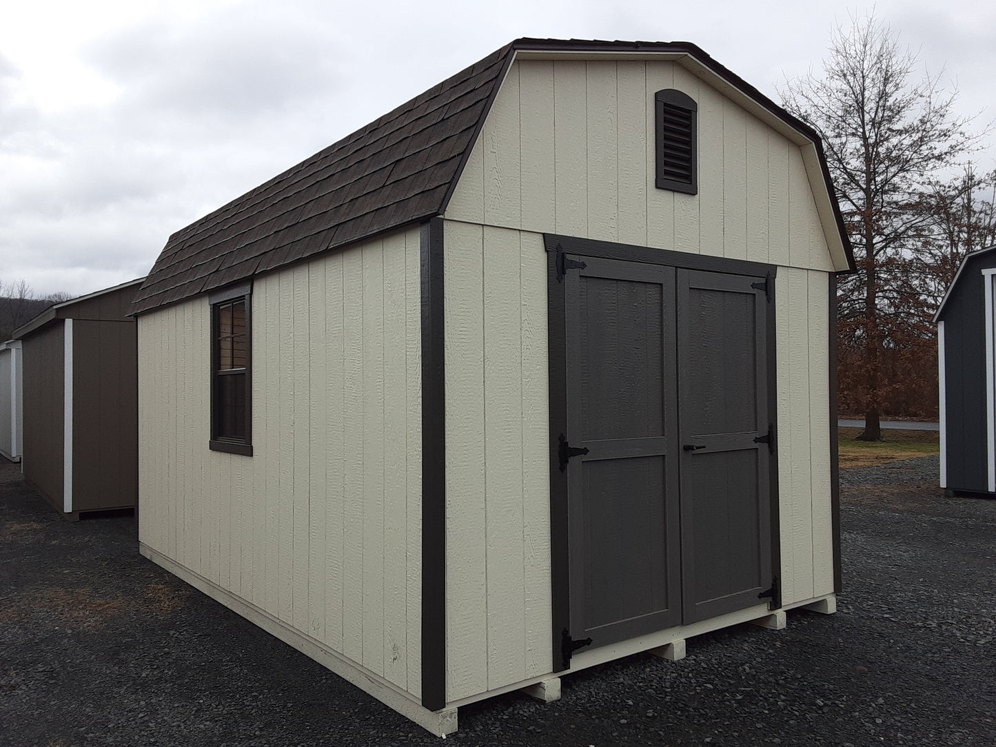 10x16 High Barn with SmartTec Siding