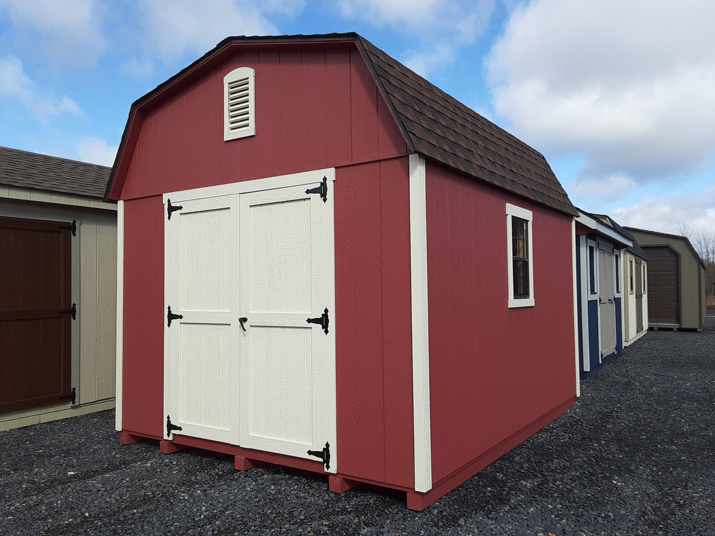 10x12 High Barn with SmartTec Siding