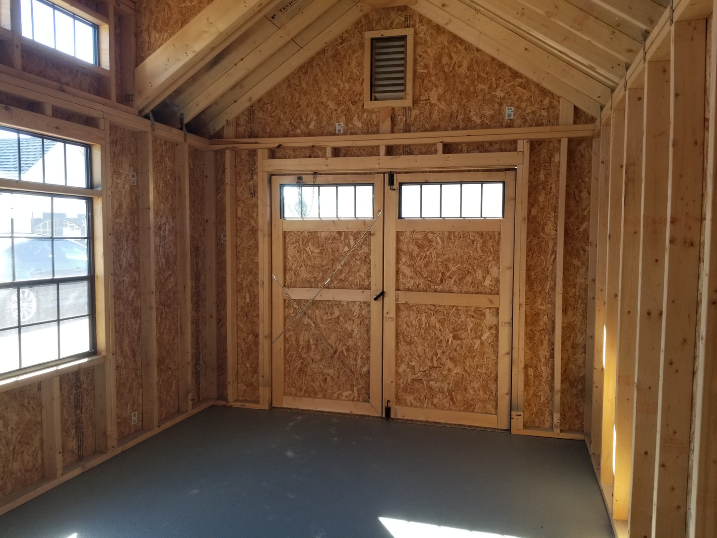 10x16 Garden Shed with SmartPanel Board  & Batten Siding