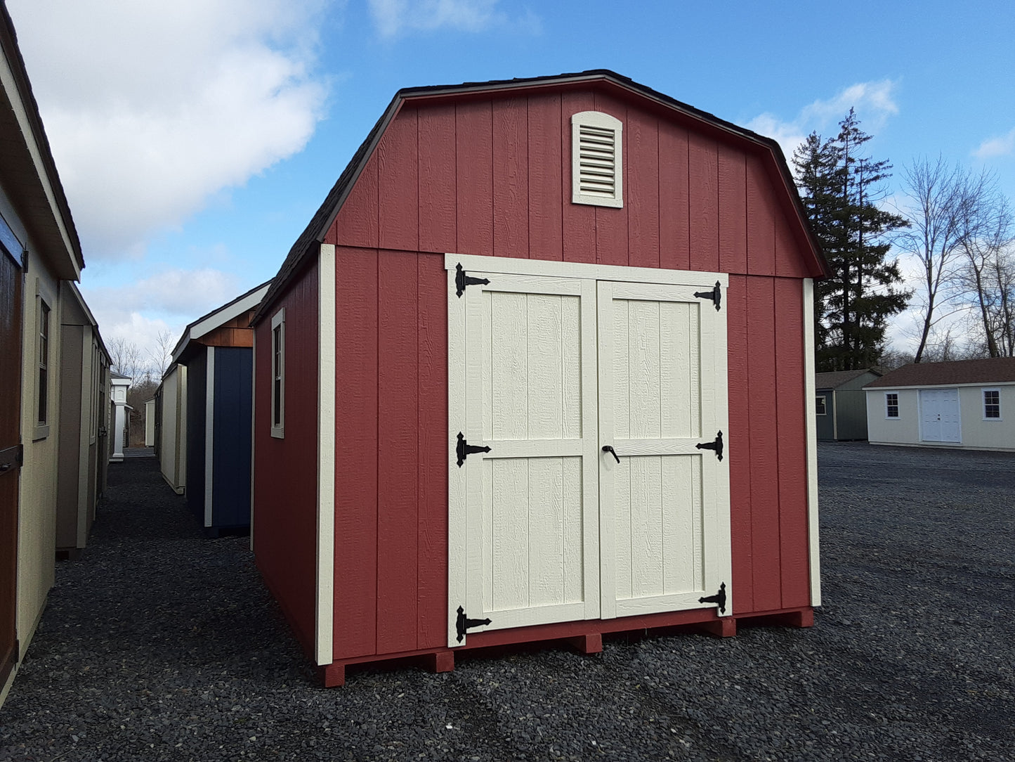 10x12 High Barn with SmartTec Siding