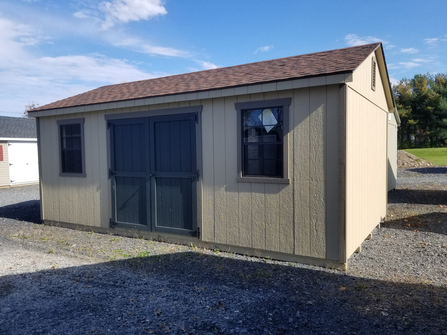 12x20 A-frame with SmartTec Siding