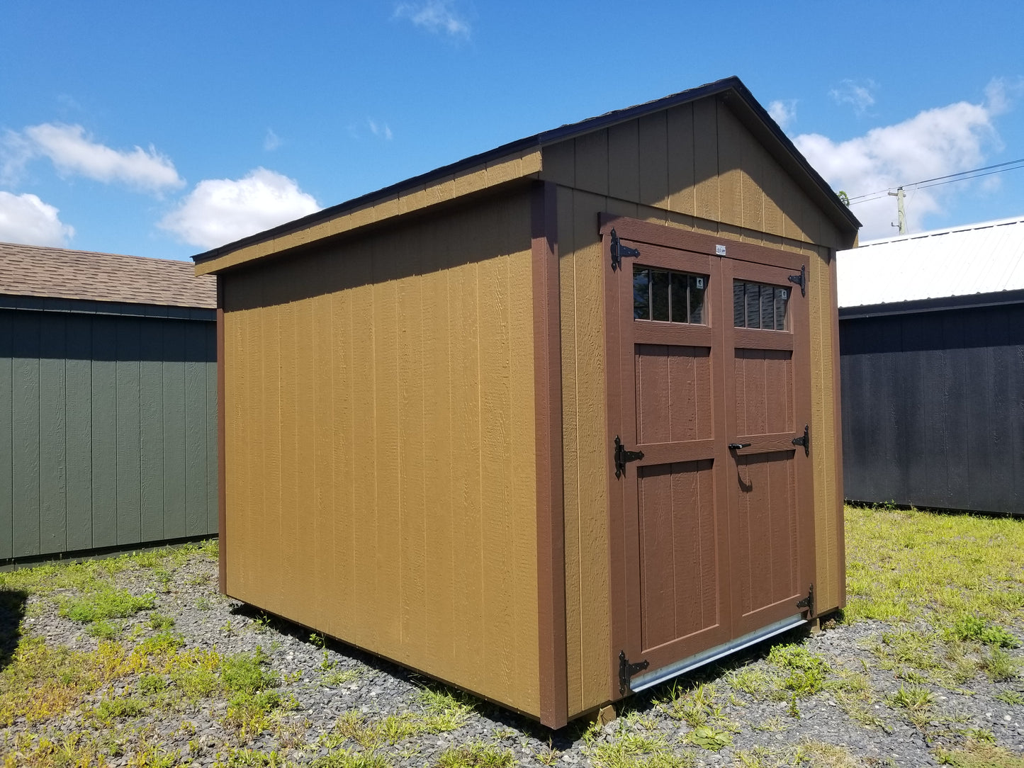 8x10 A-frame with SmartTec Siding