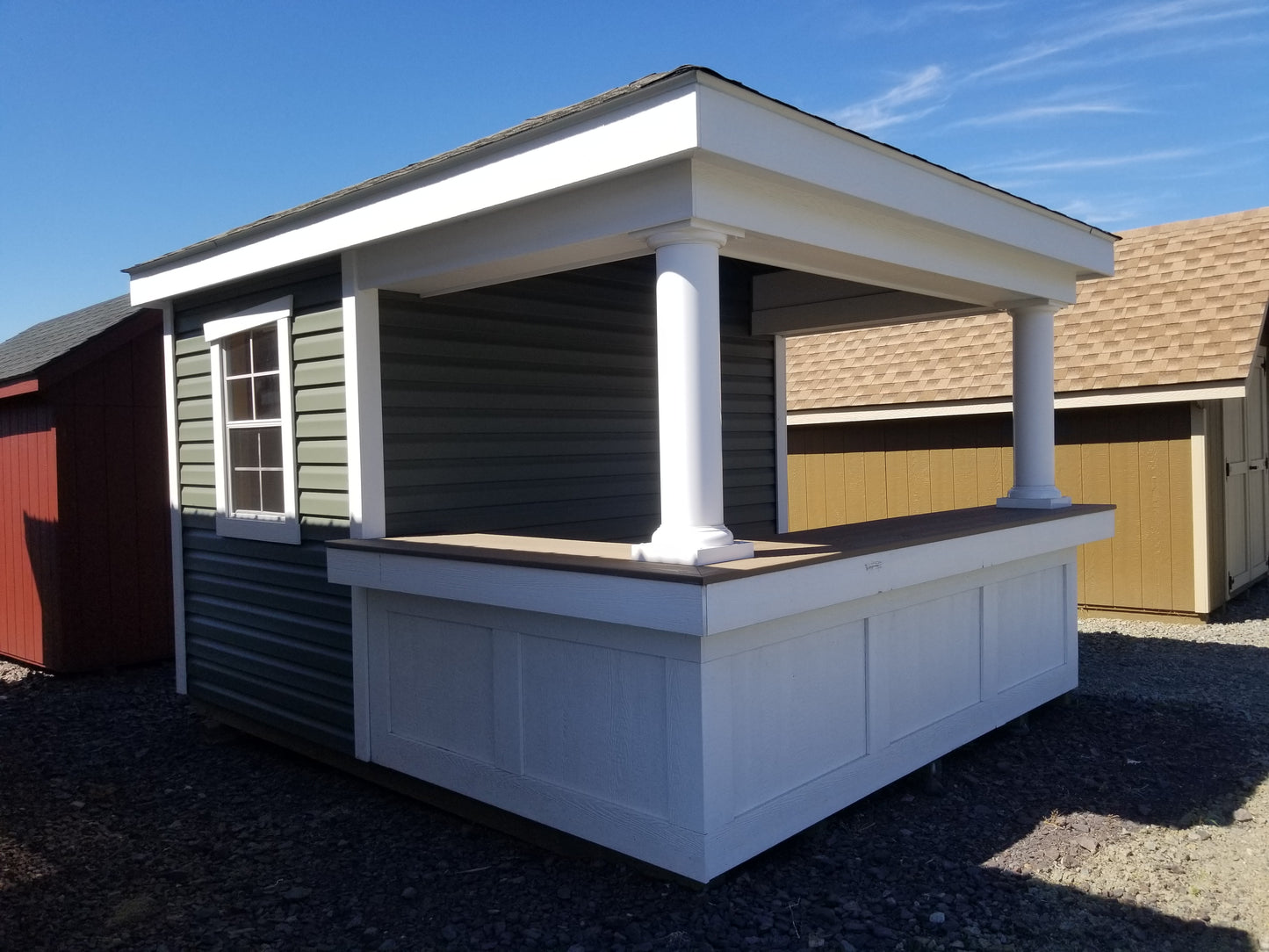 10x12 Bel Air Poolhouse with Vinyl Siding