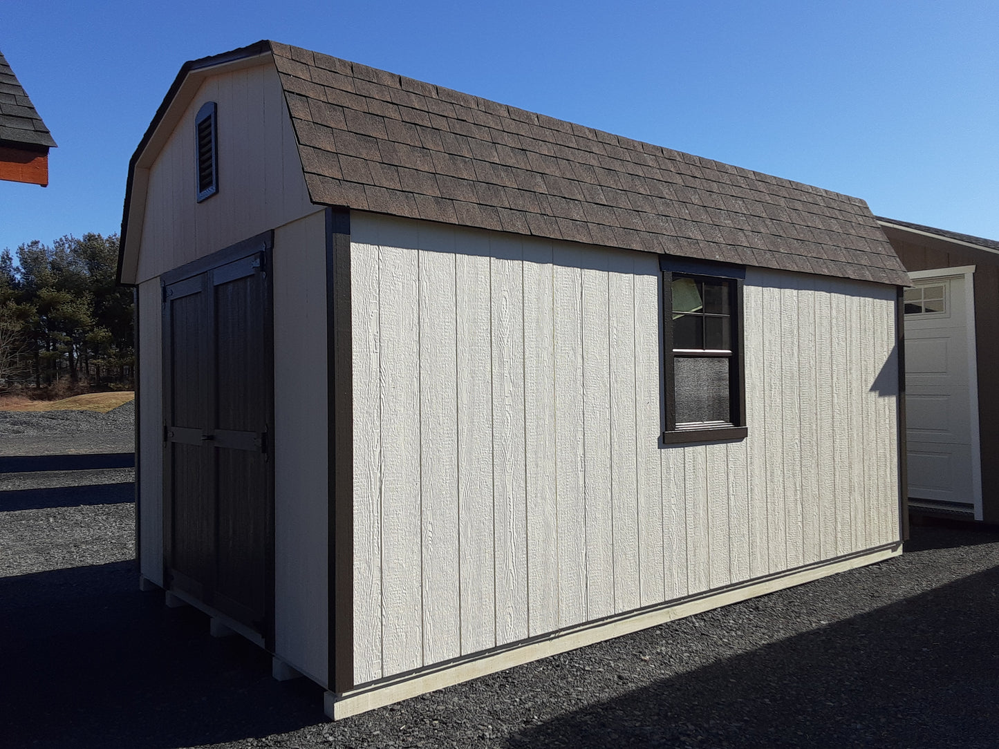 10x16 High Barn with SmartTec Siding