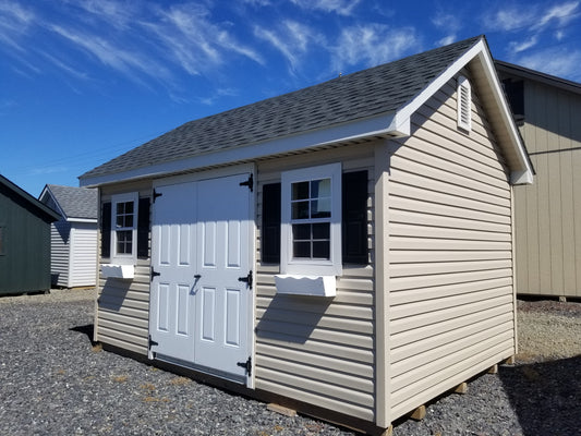 10x14 Garden Shed with Vinyl Siding