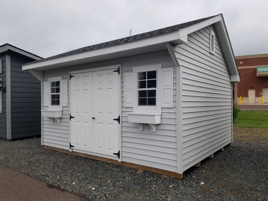 12x14 Garden Quaker with Vinyl Siding