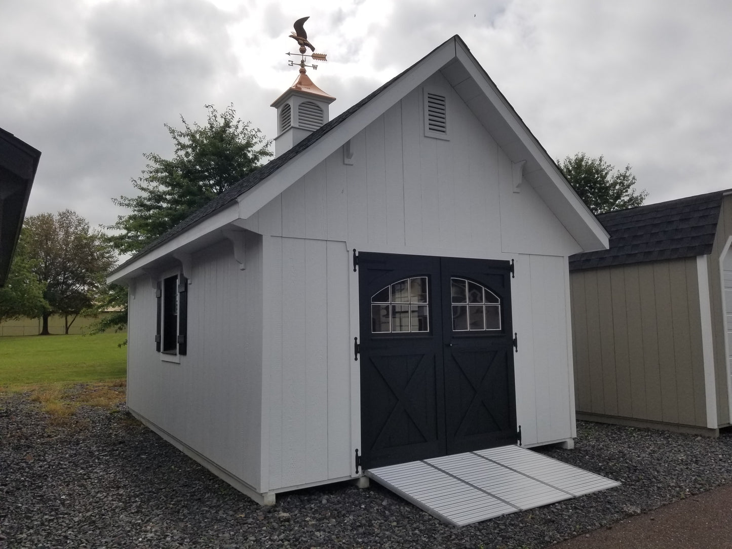 12x20 Colonial Garden Shed with SmartTec Siding