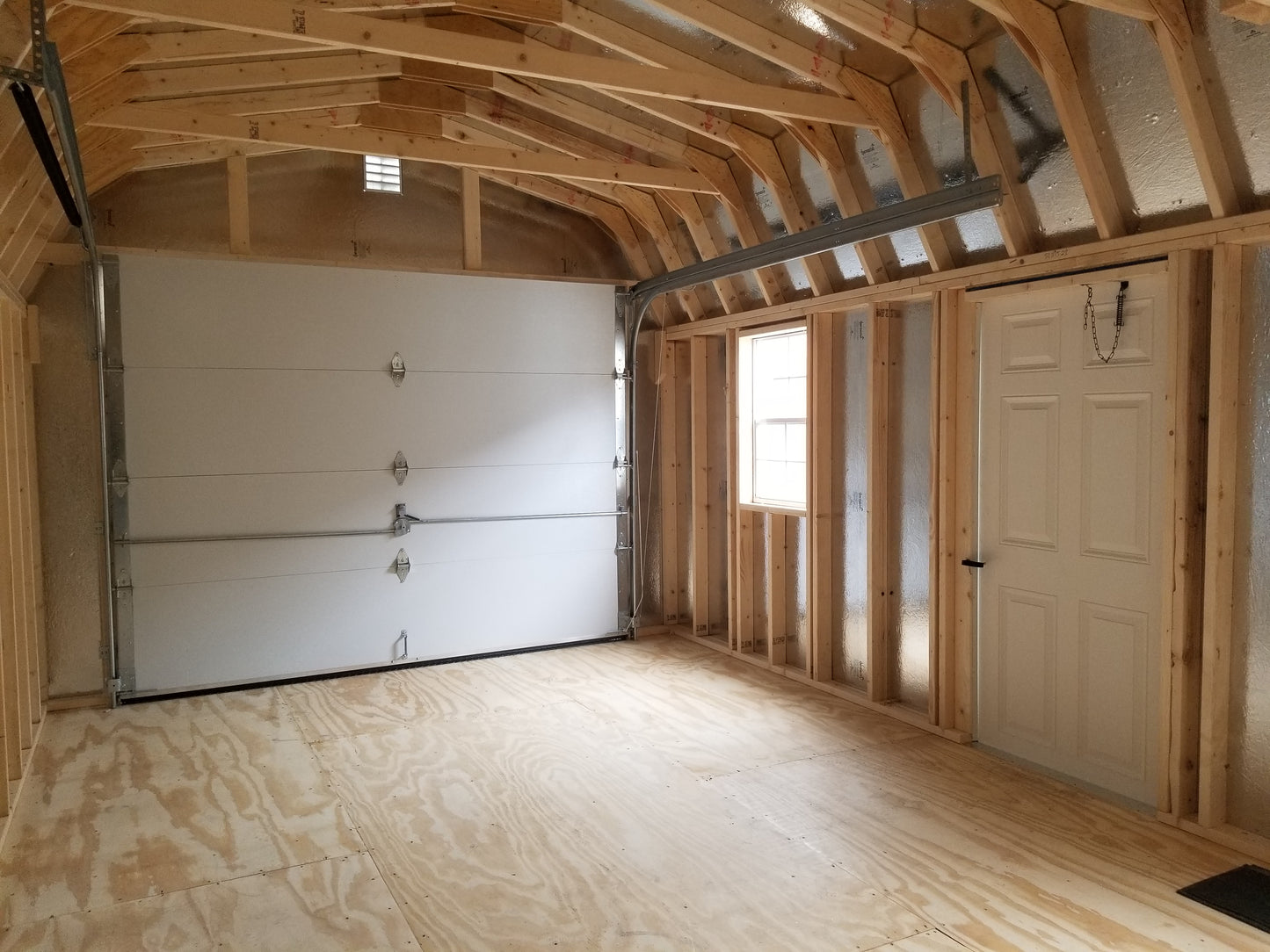 12x20 High Barn Garage with Vinyl Siding