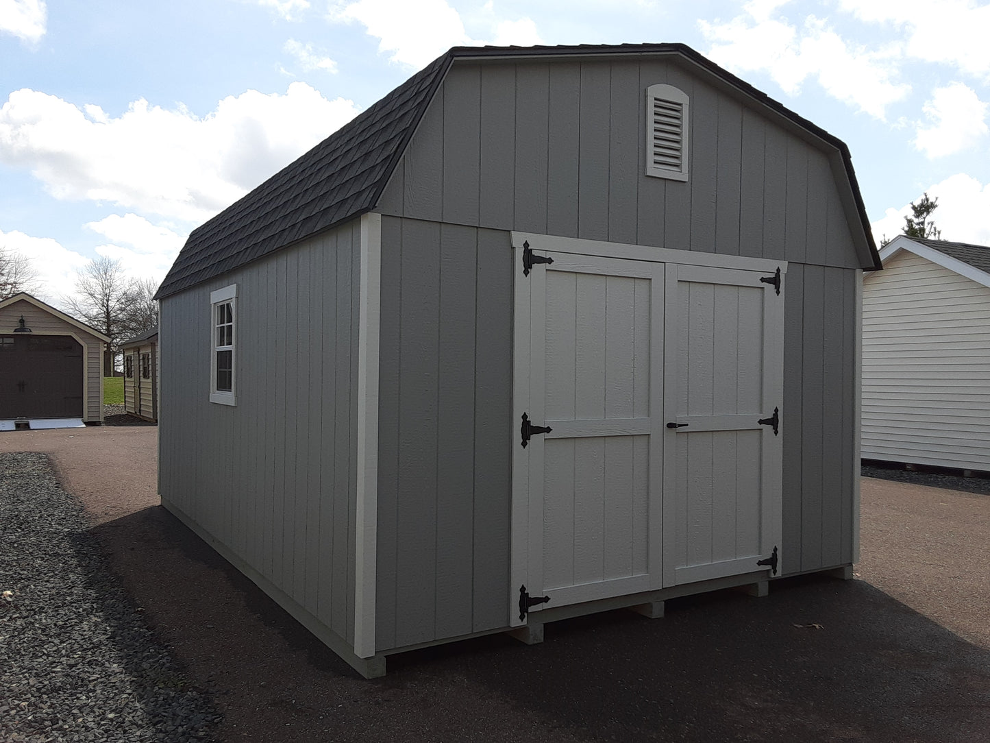 12x18 High Barn with SmartTec Siding