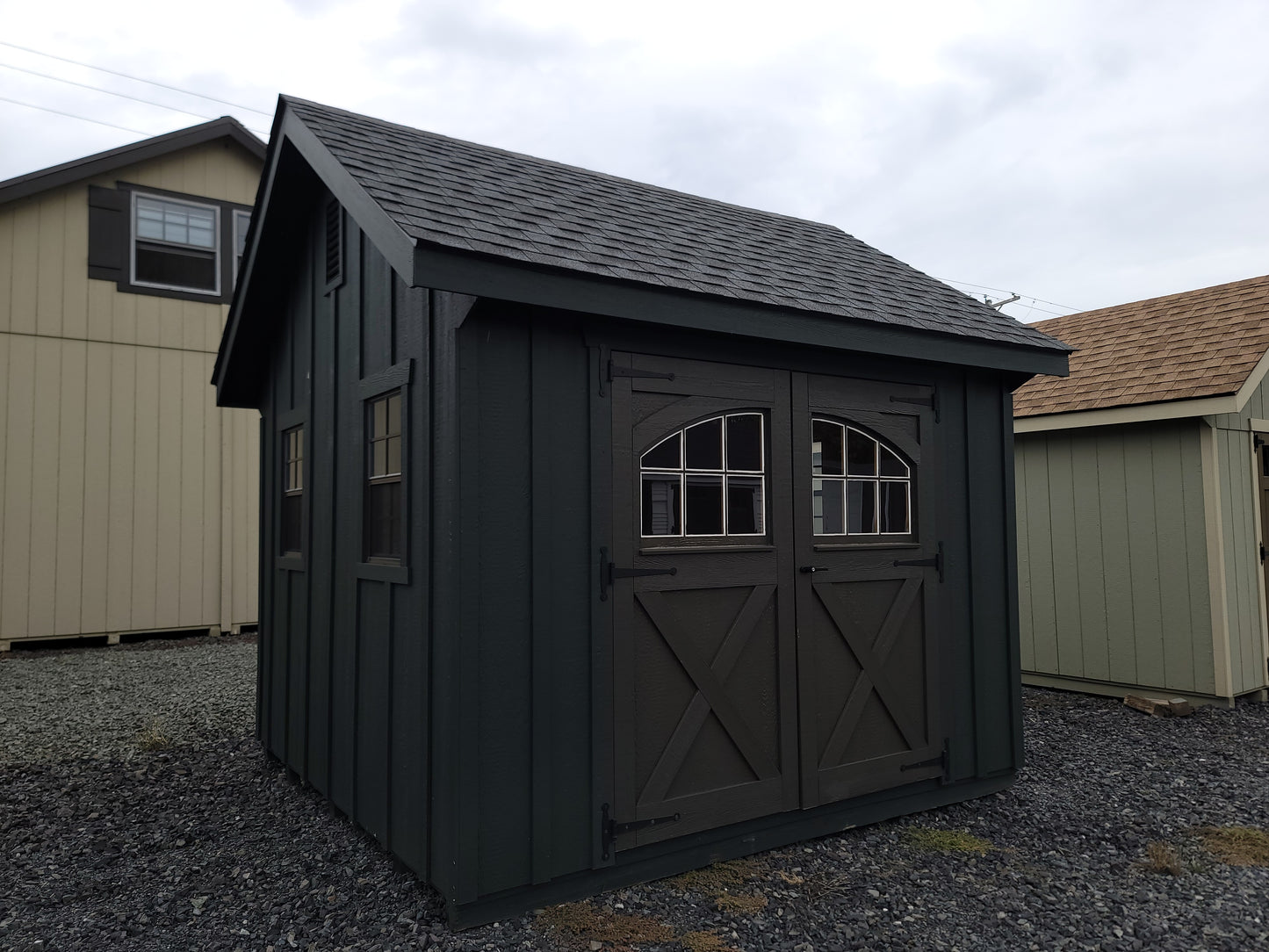 10x10 Garden Shed with SmartPanel Board  & Batten Siding