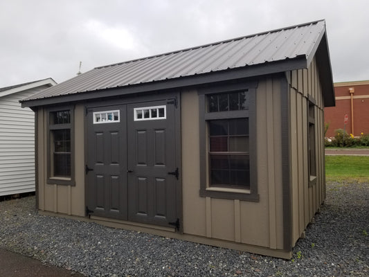 12x16 Garden Shed with SmartPanel Board  & Batten Siding