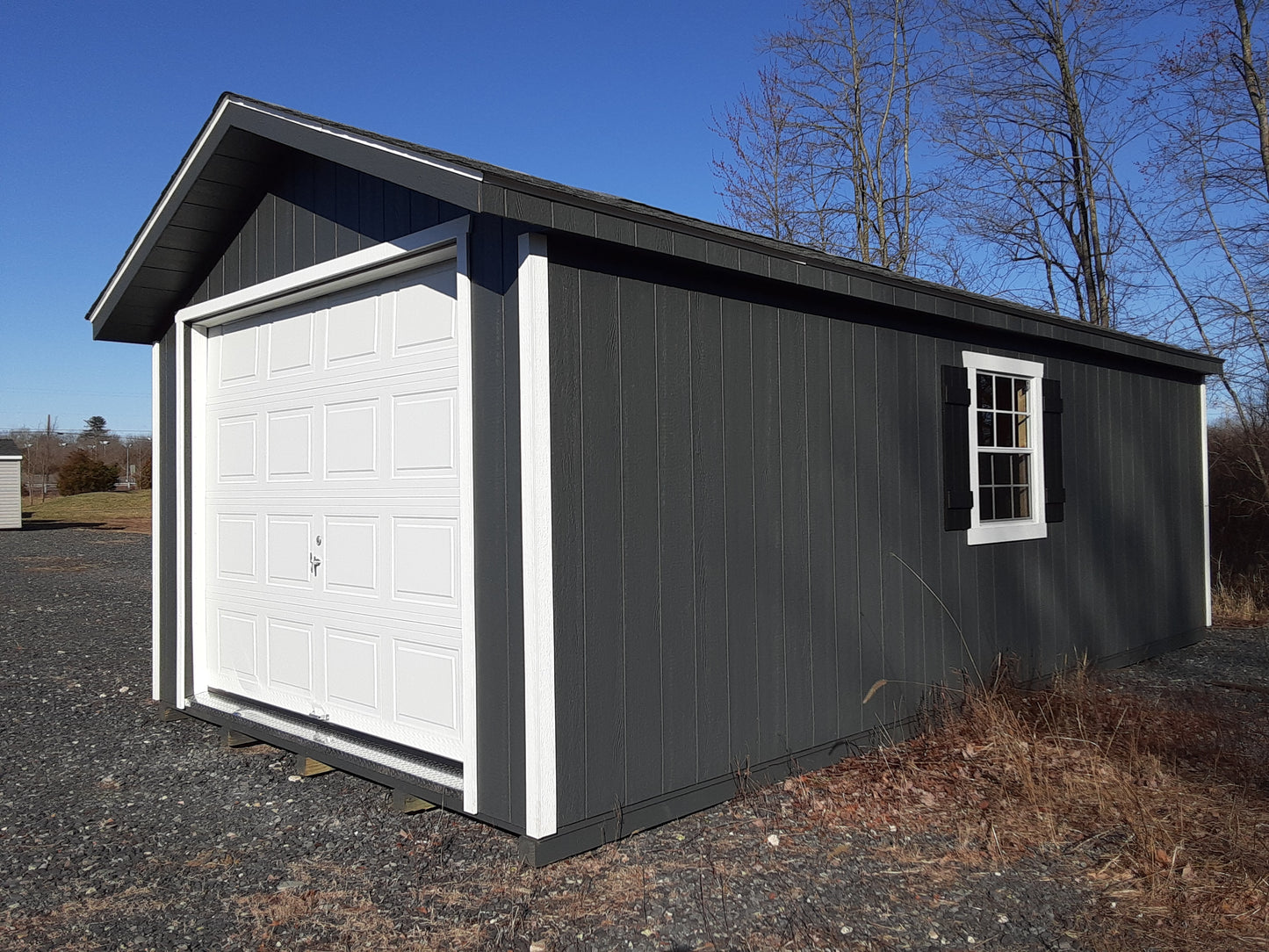 12x24 A-frame Garage with SmartTec Siding