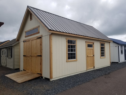 14x24 New England Barn with SmartTec Siding