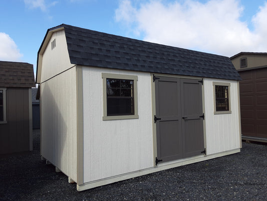 10x16 High Barn with SmartTec Siding