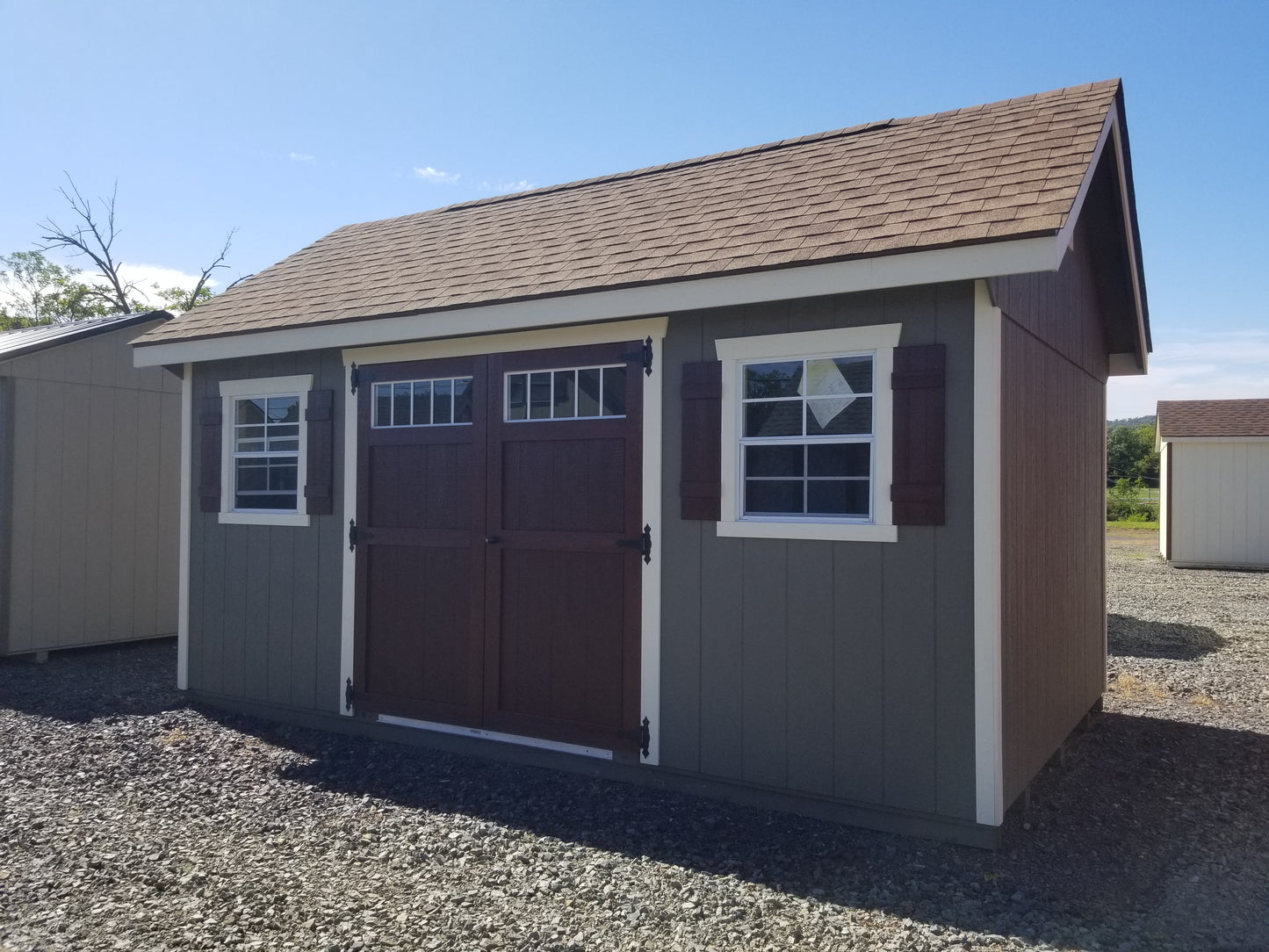 10x16 Garden Shed with SmartTec Siding