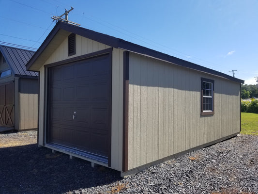 12x24 A-frame Garage with SmartTec Siding