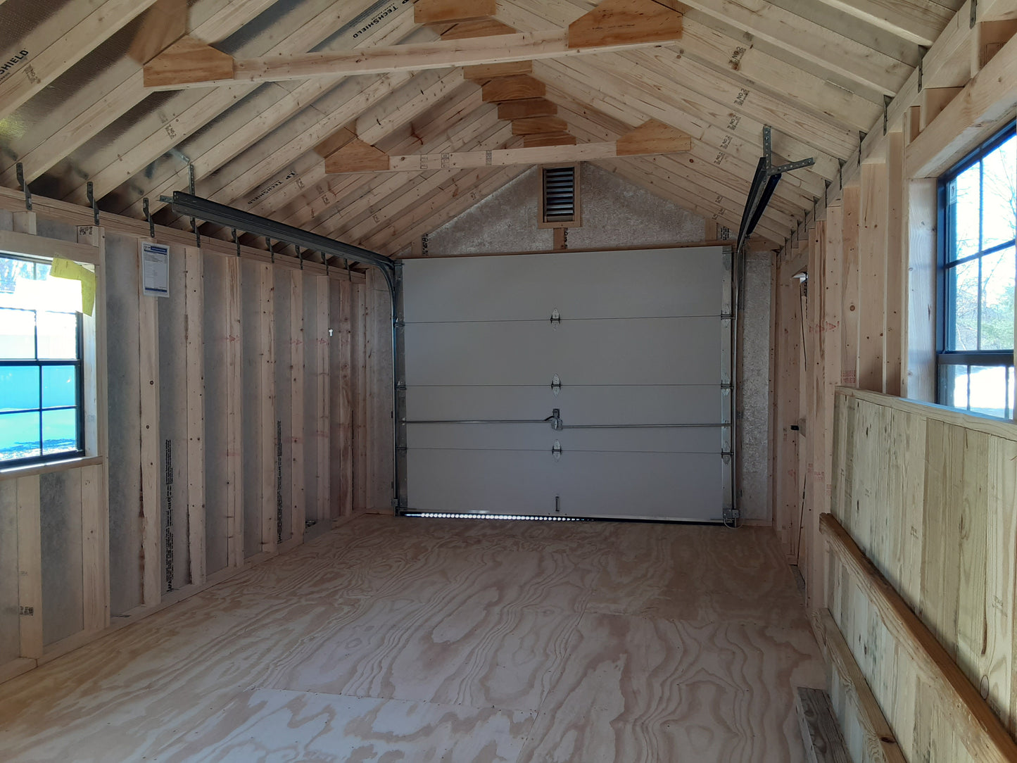 12x24 Garden Shed Garage with SmartTec Siding