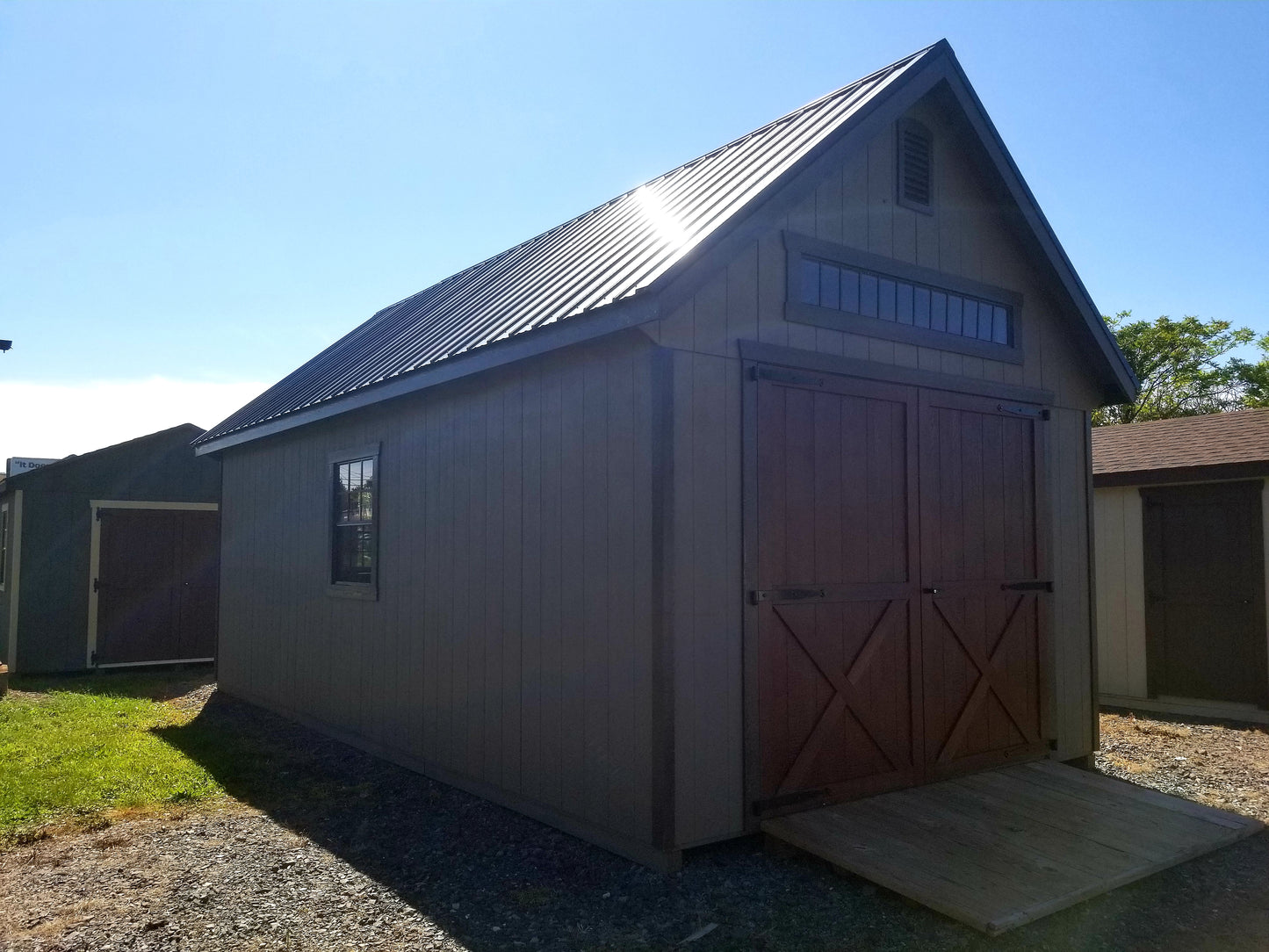 12x24 New England Barn with SmartTec Siding