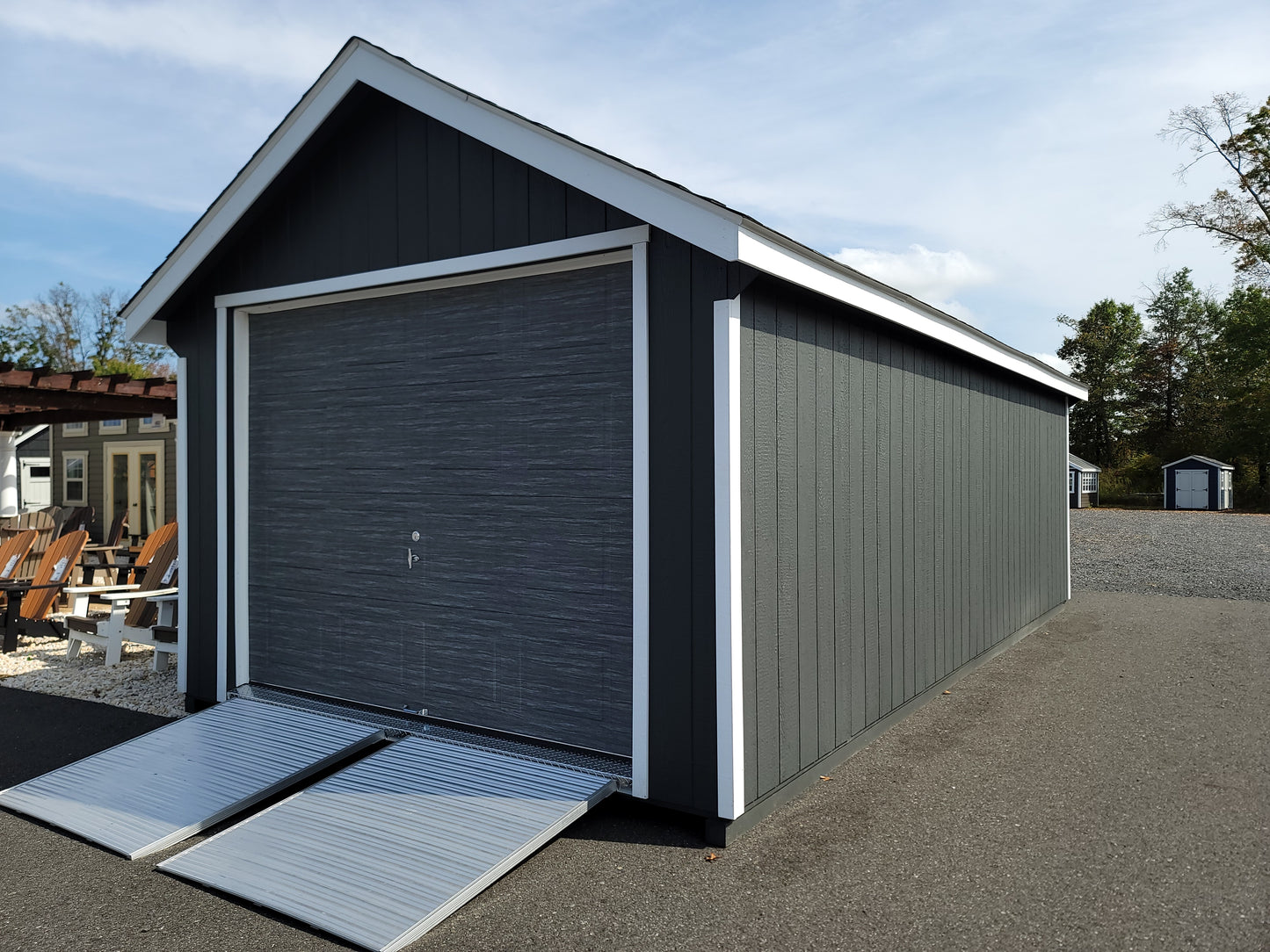 12x20 Garden Shed Garage with SmartTec Siding