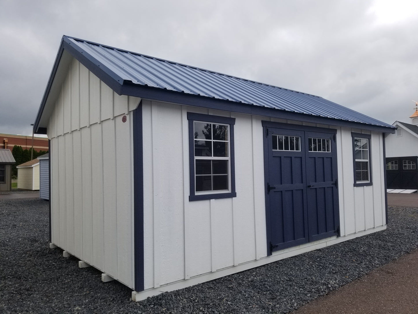 12x20 Garden Shed with SmartPanel Board  & Batten Siding