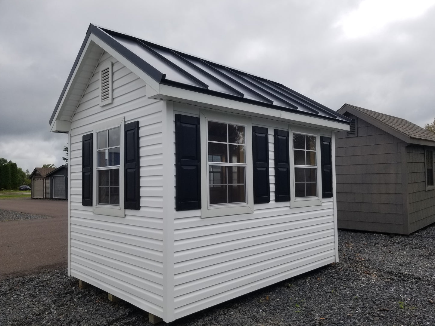 8x10 Garden Shed with Vinyl Siding