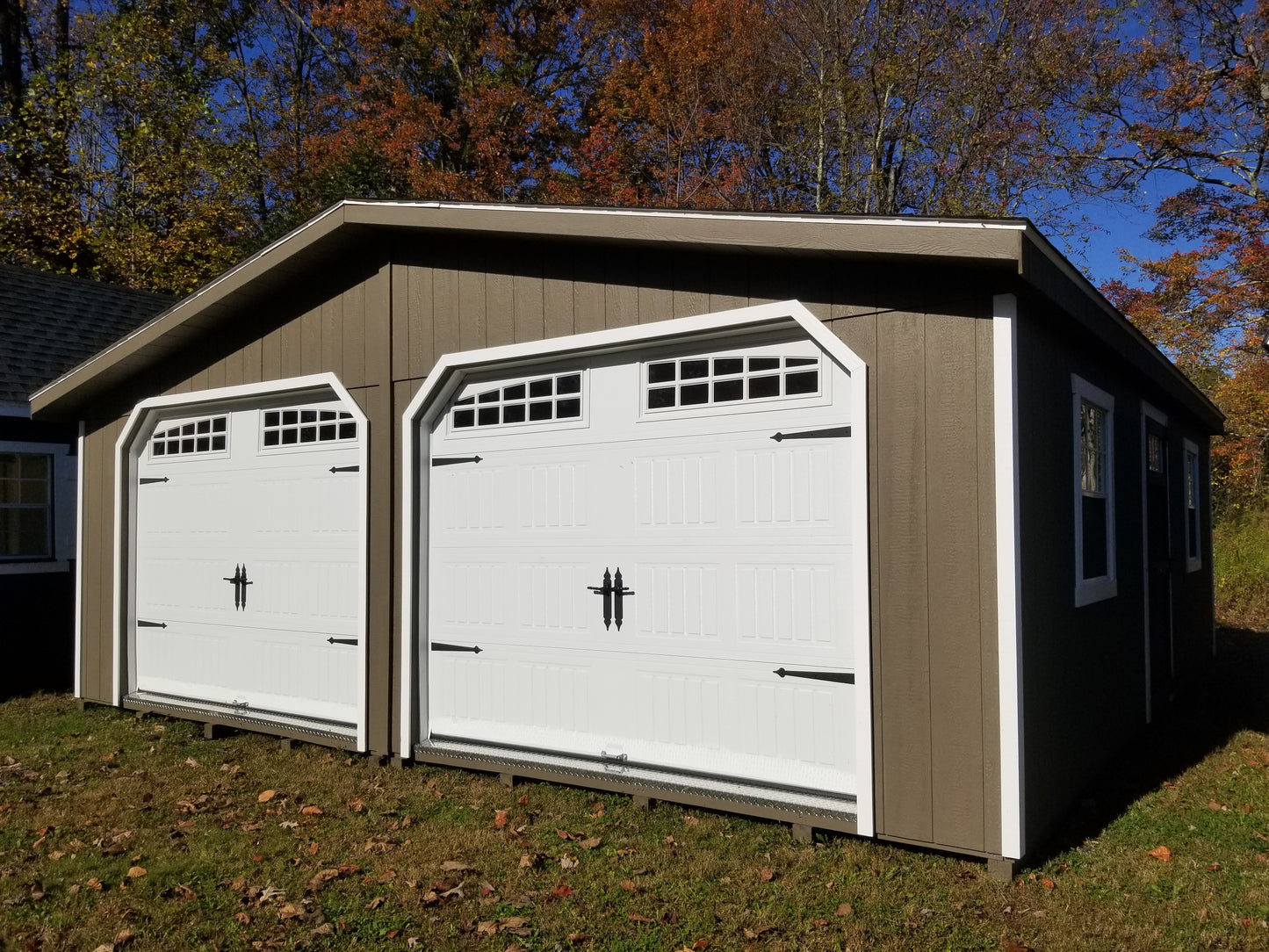 24x24 Doublewide Garage with SmartTec Siding