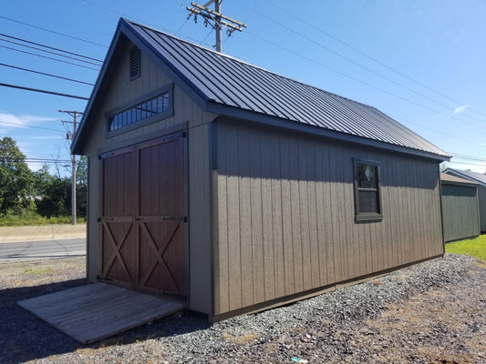 12x24 New England Barn with SmartTec Siding