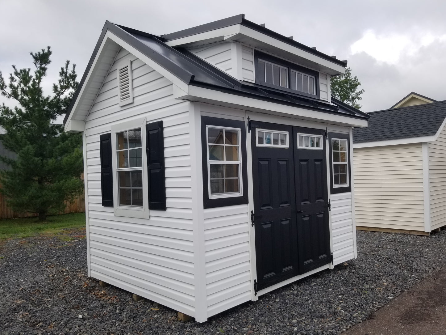 8x10 Garden Shed with Vinyl Siding