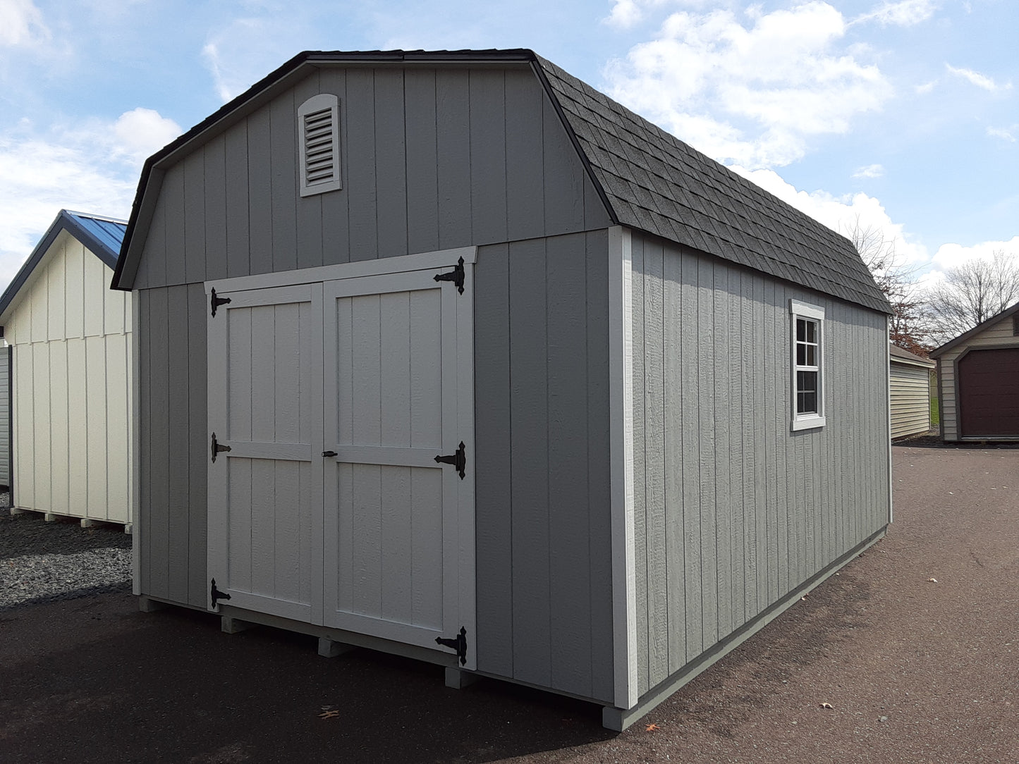 12x18 High Barn with SmartTec Siding