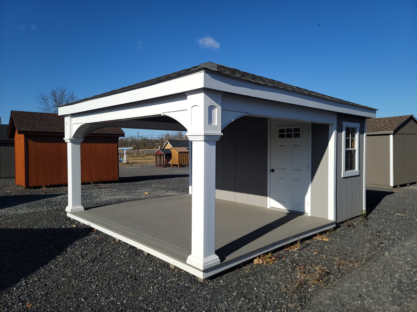 14x16 Lanai Poolhouse with SmartTec Siding