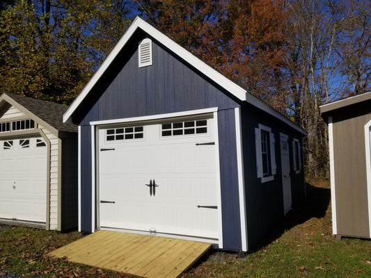 12x24 New England Barn with SmartTec Siding