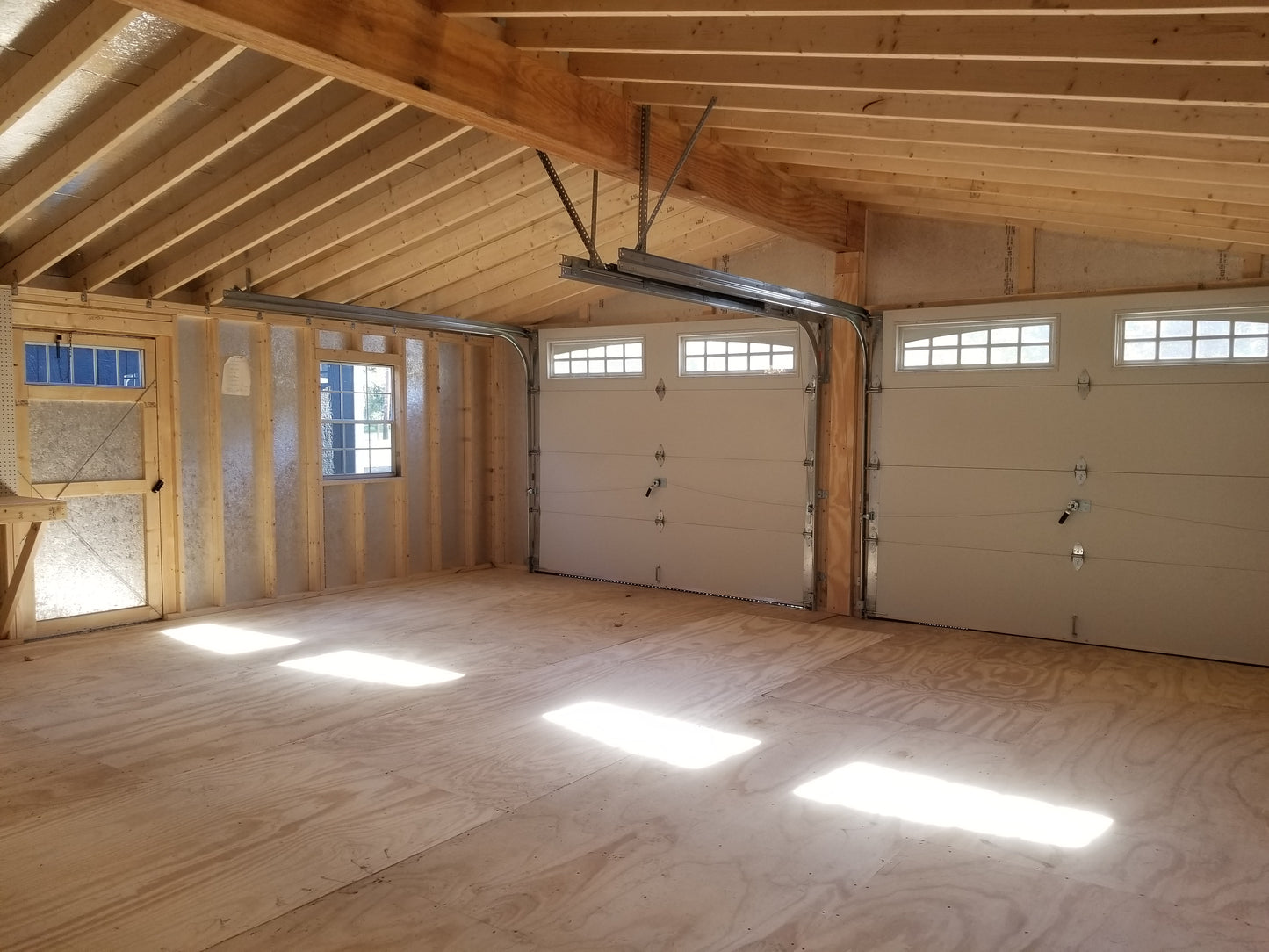 24x24 Doublewide Garage with SmartTec Siding