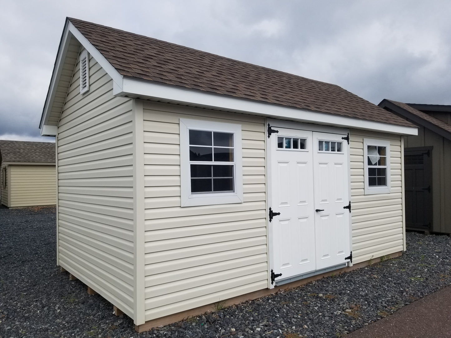 10x16 Garden Shed with Vinyl Siding