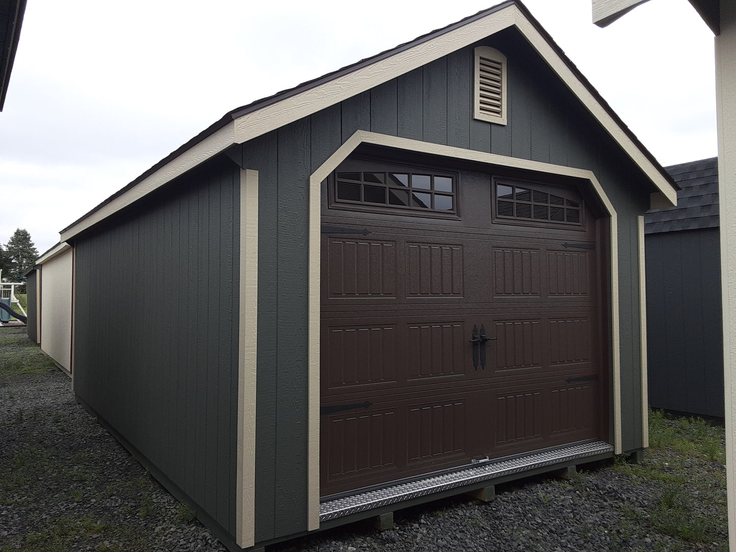 12x20 Garden Shed Garage with SmartTec Siding