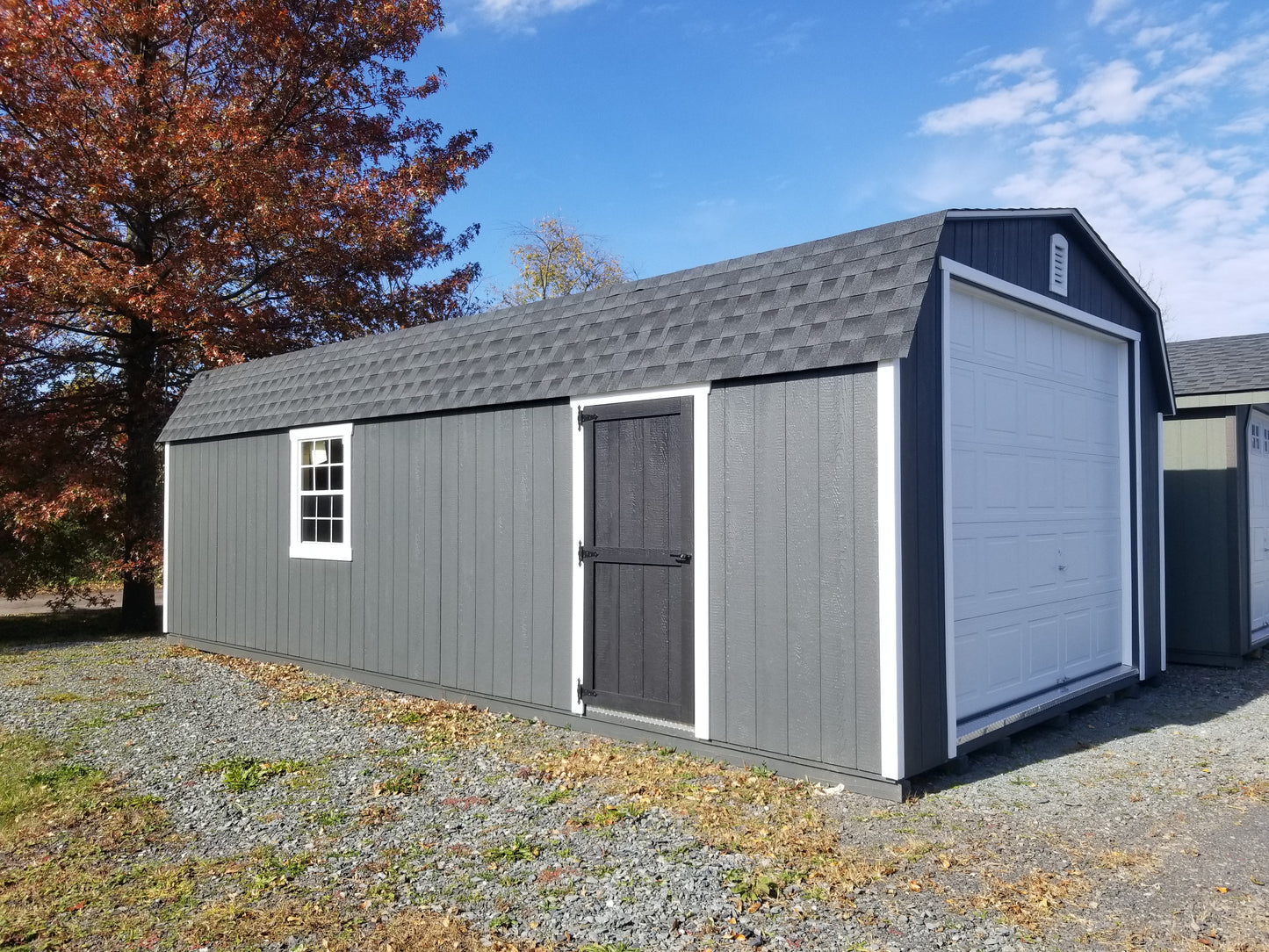 14x28 High Barn Garage with SmartTec Siding