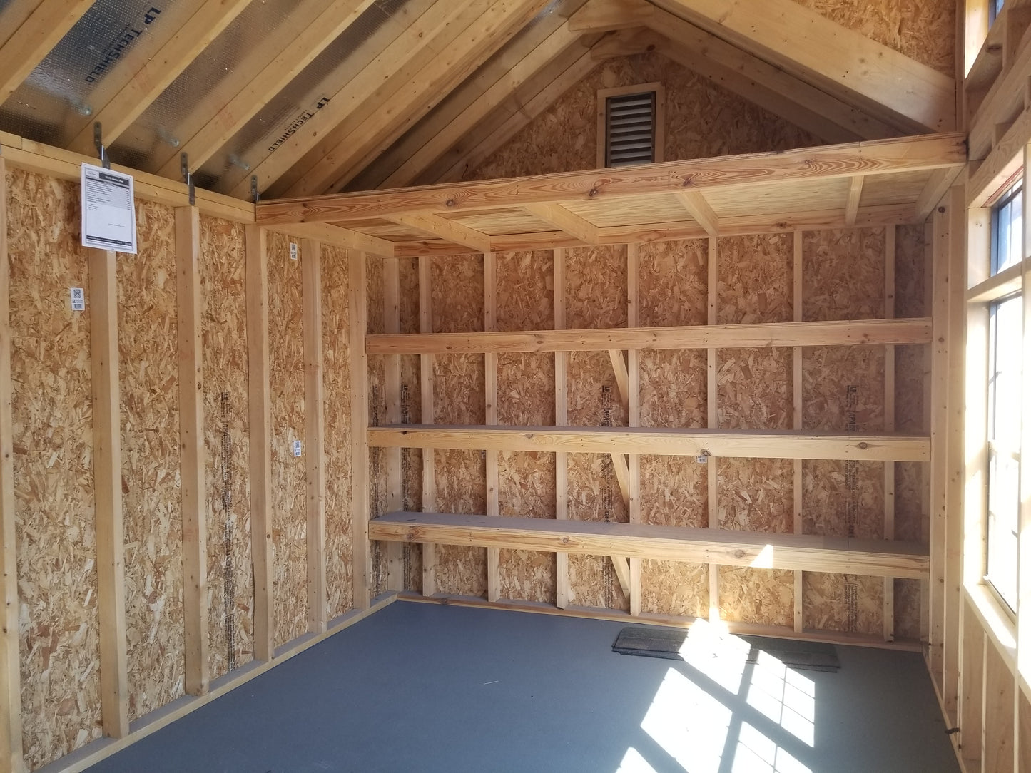 10x16 Garden Shed with SmartPanel Board  & Batten Siding