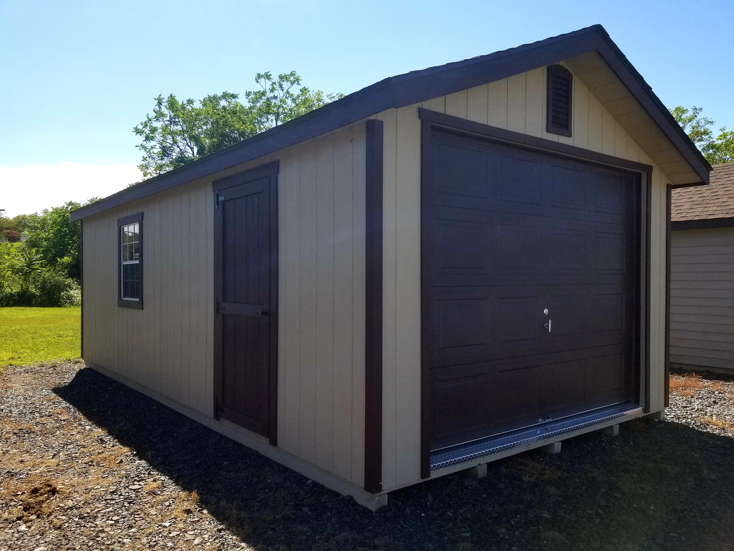 12x24 A-frame Garage with SmartTec Siding