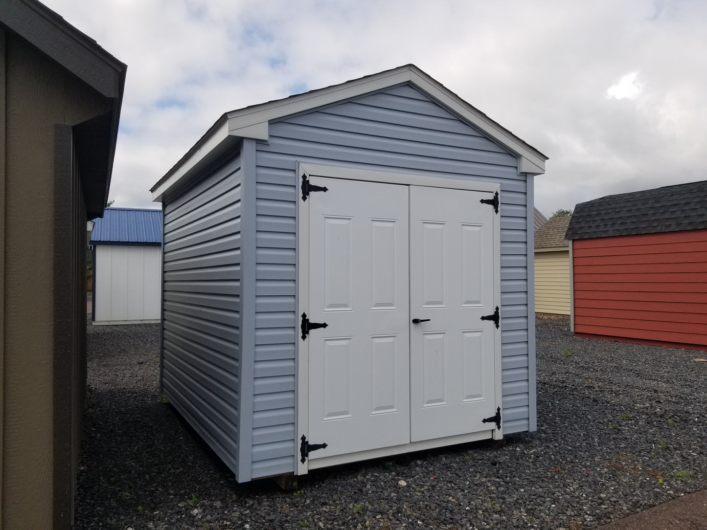 8x10 A-frame with Vinyl Siding