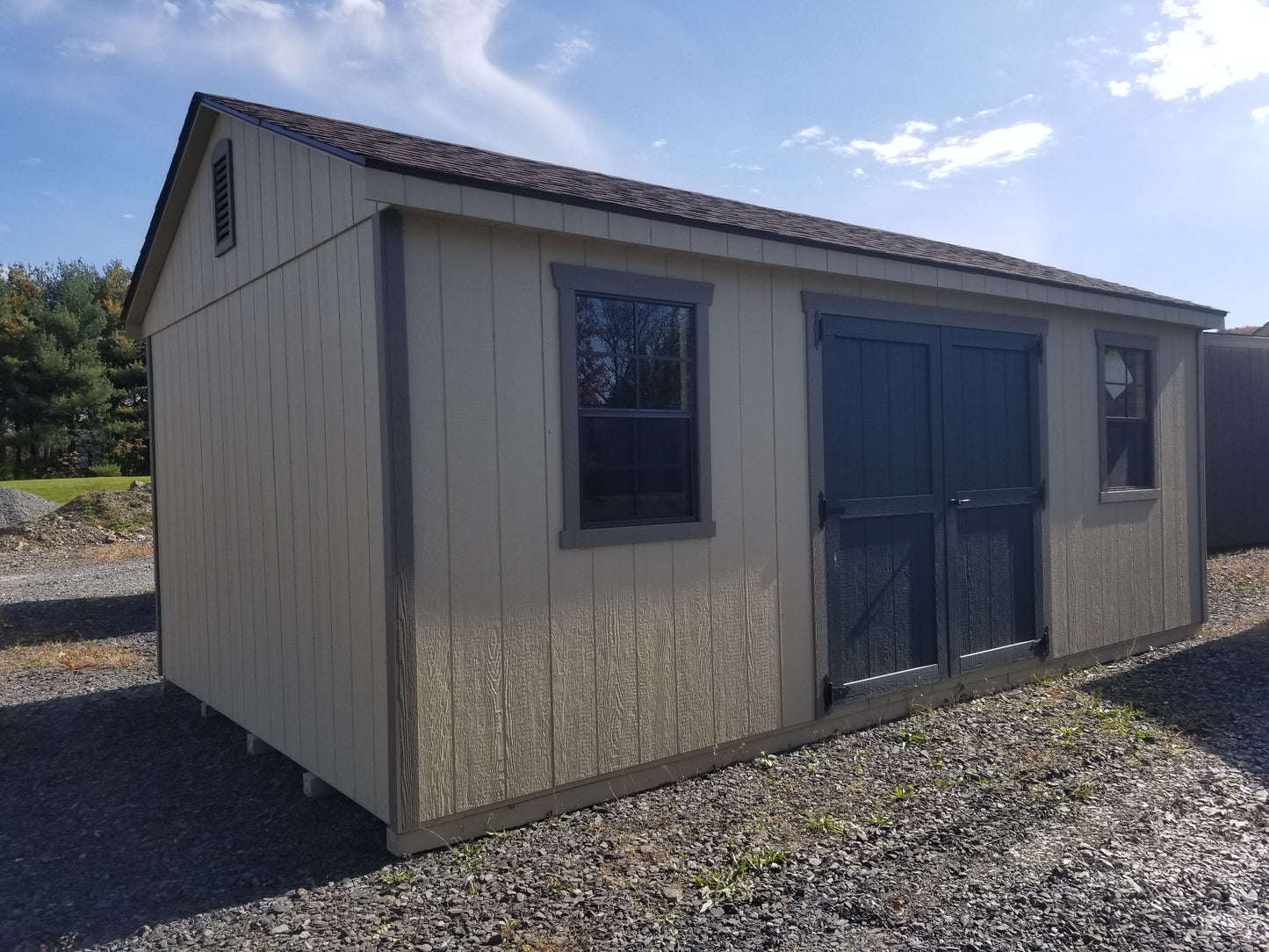 12x20 A-frame with SmartTec Siding