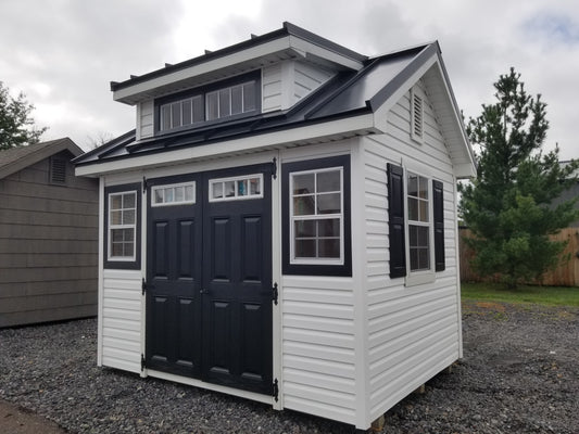 8x10 Garden Shed with Vinyl Siding