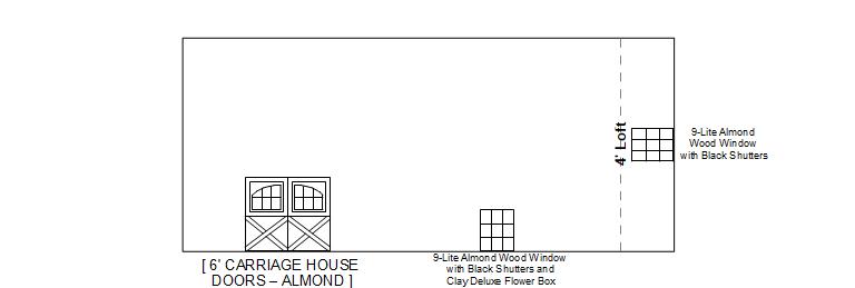 10x14 Garden Shed with Lap Siding