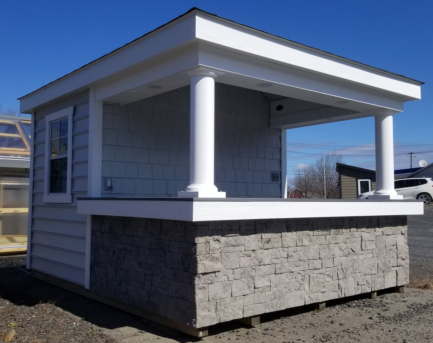 10x12 Bel Air Poolhouse with Vinyl Siding